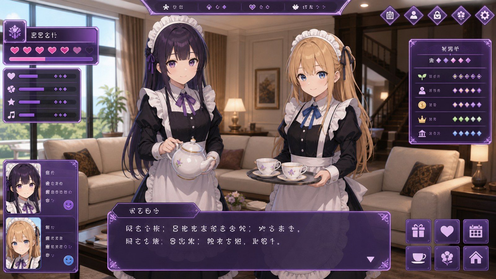 姊妹的侍奉 角色互动 展示图 6